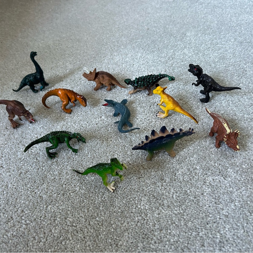 Colorful Dinosaur Toy Set with Socks and Pouches - Picture 8 of 8